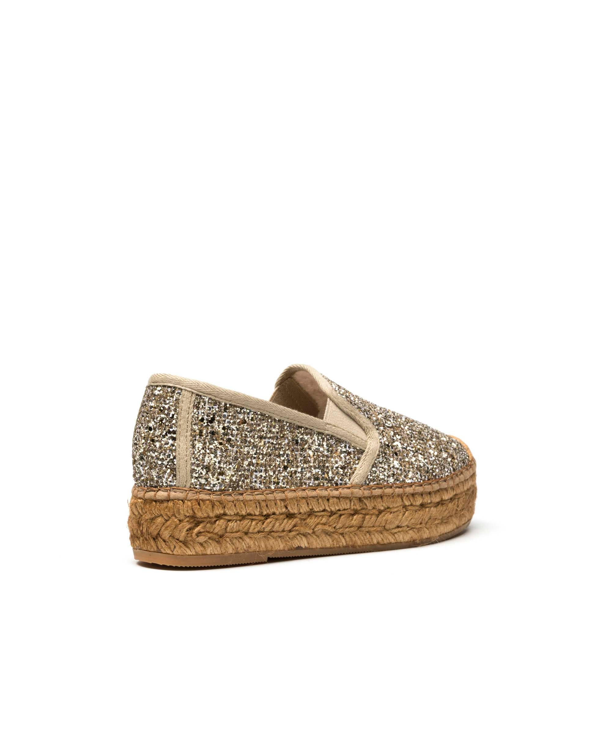 Slipper glitter piedra Merce Doble