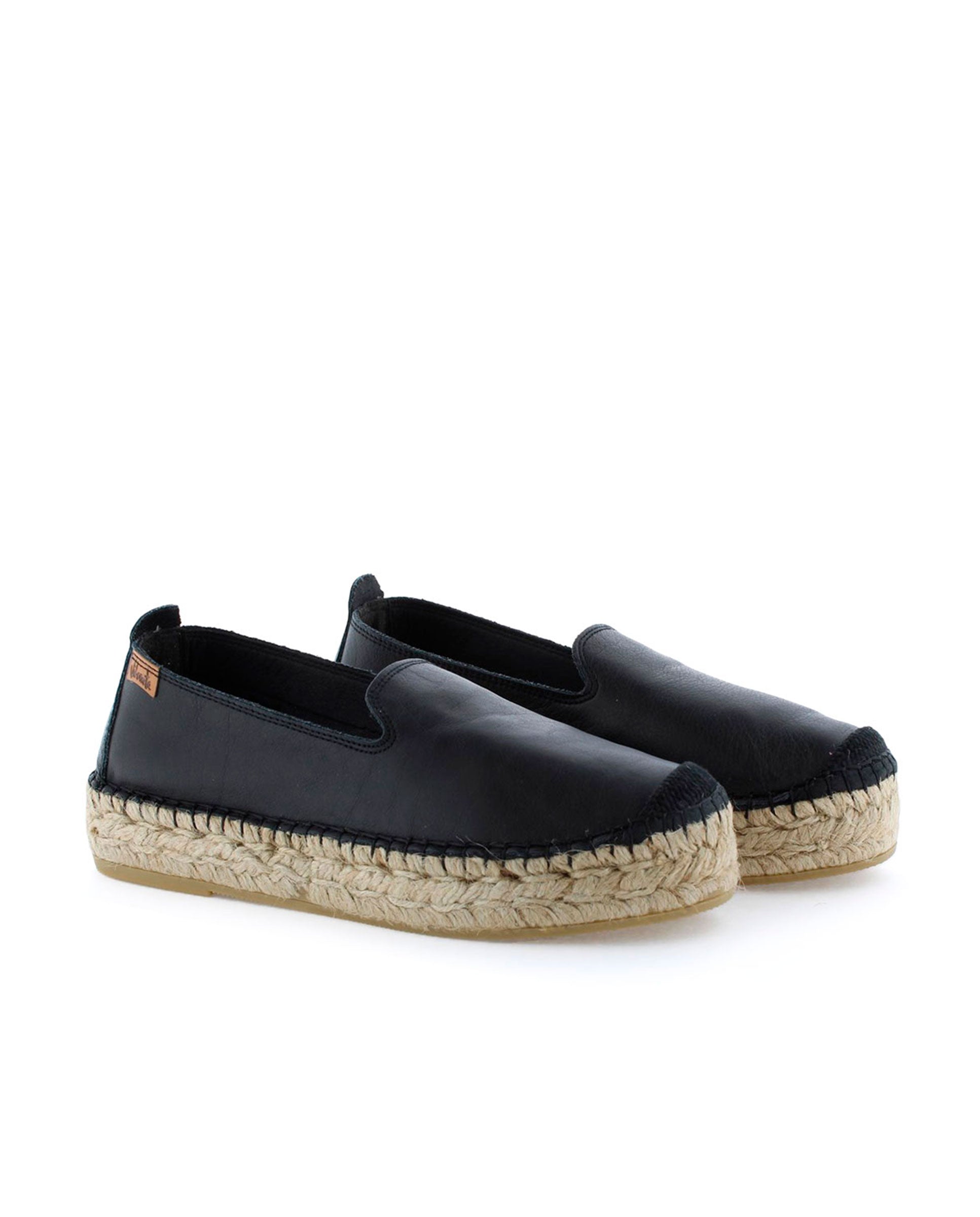 Slipper en napa negro Merce Doble