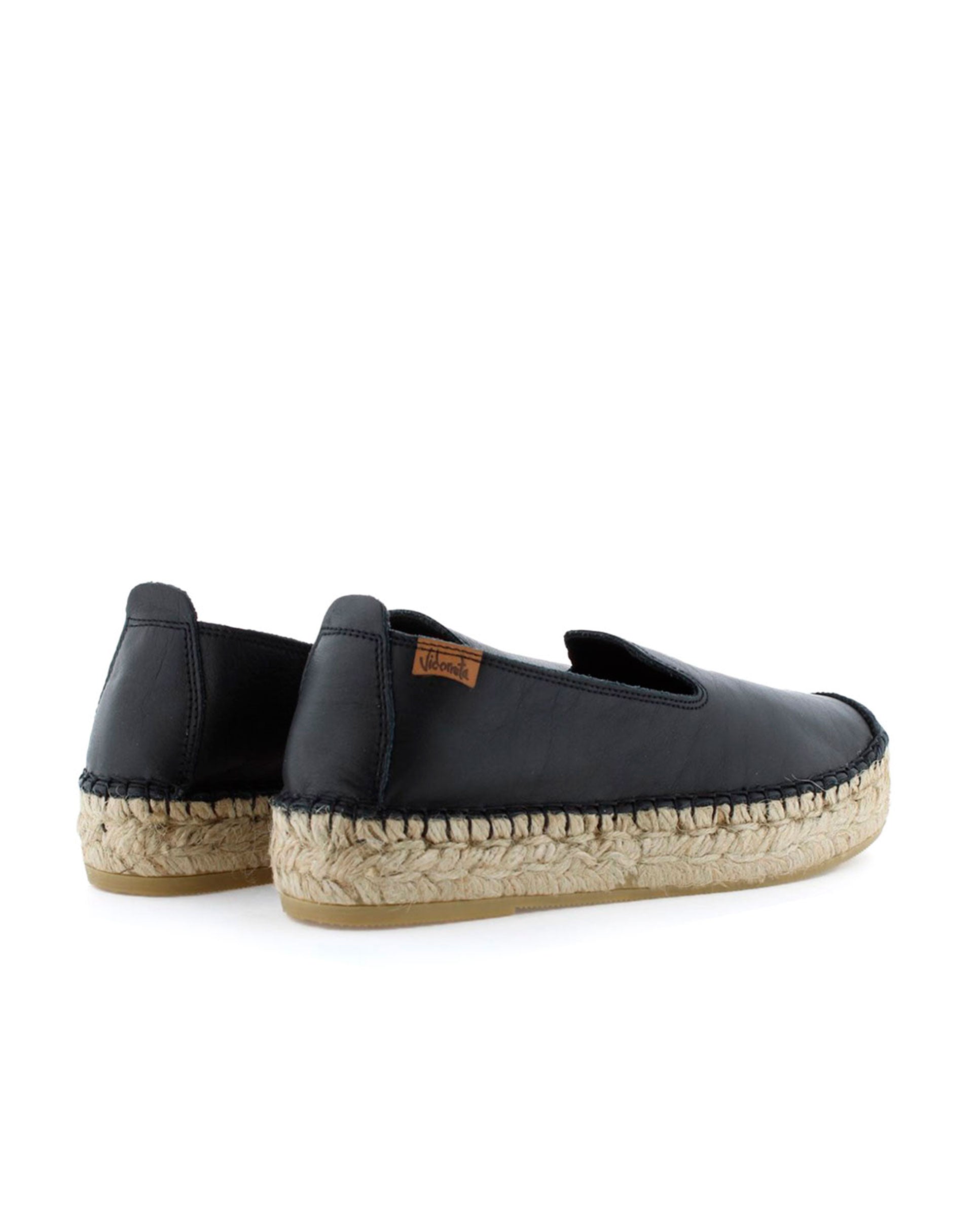 Slipper en napa negro Merce Doble