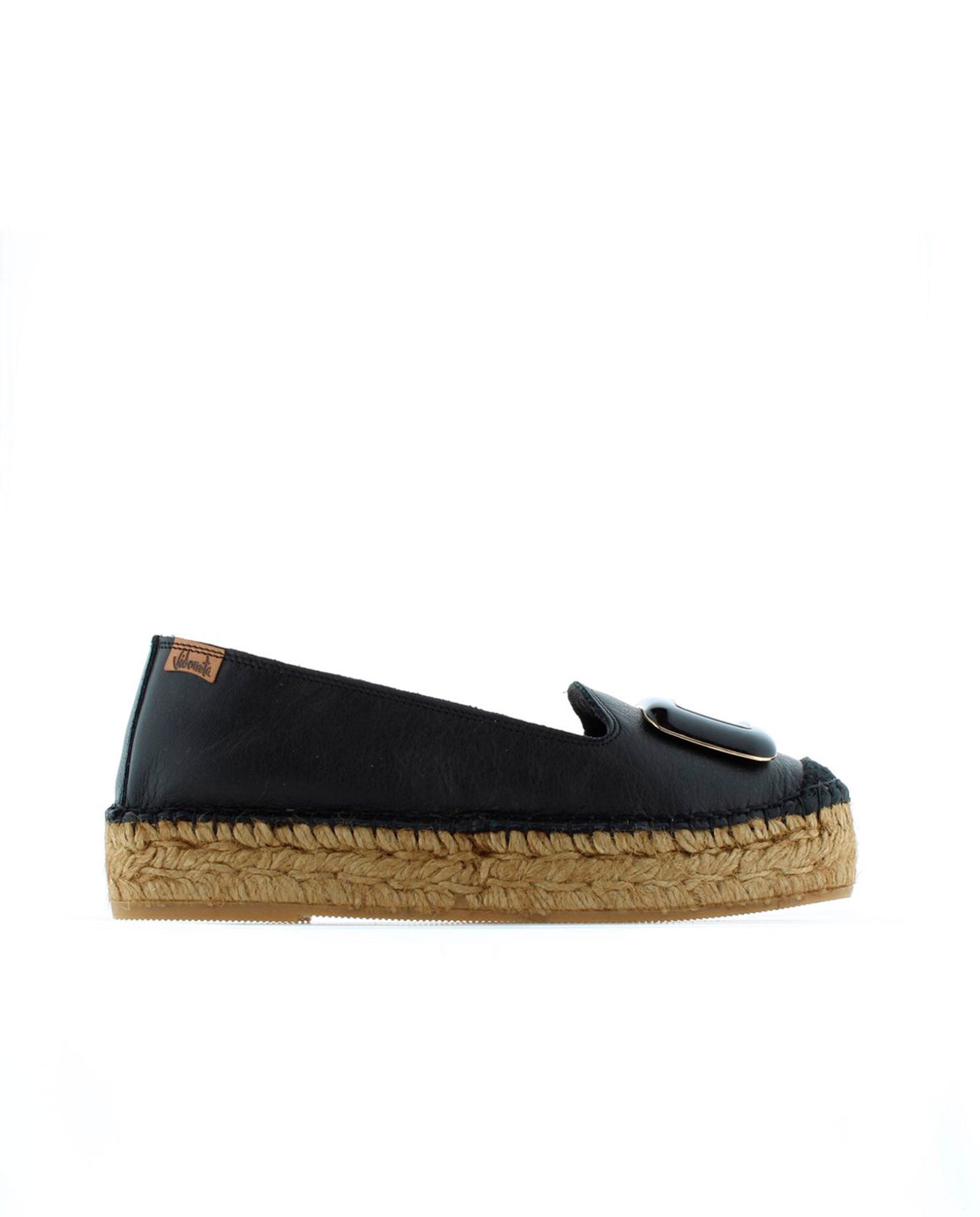 Slipper en napa negro Merce Doble