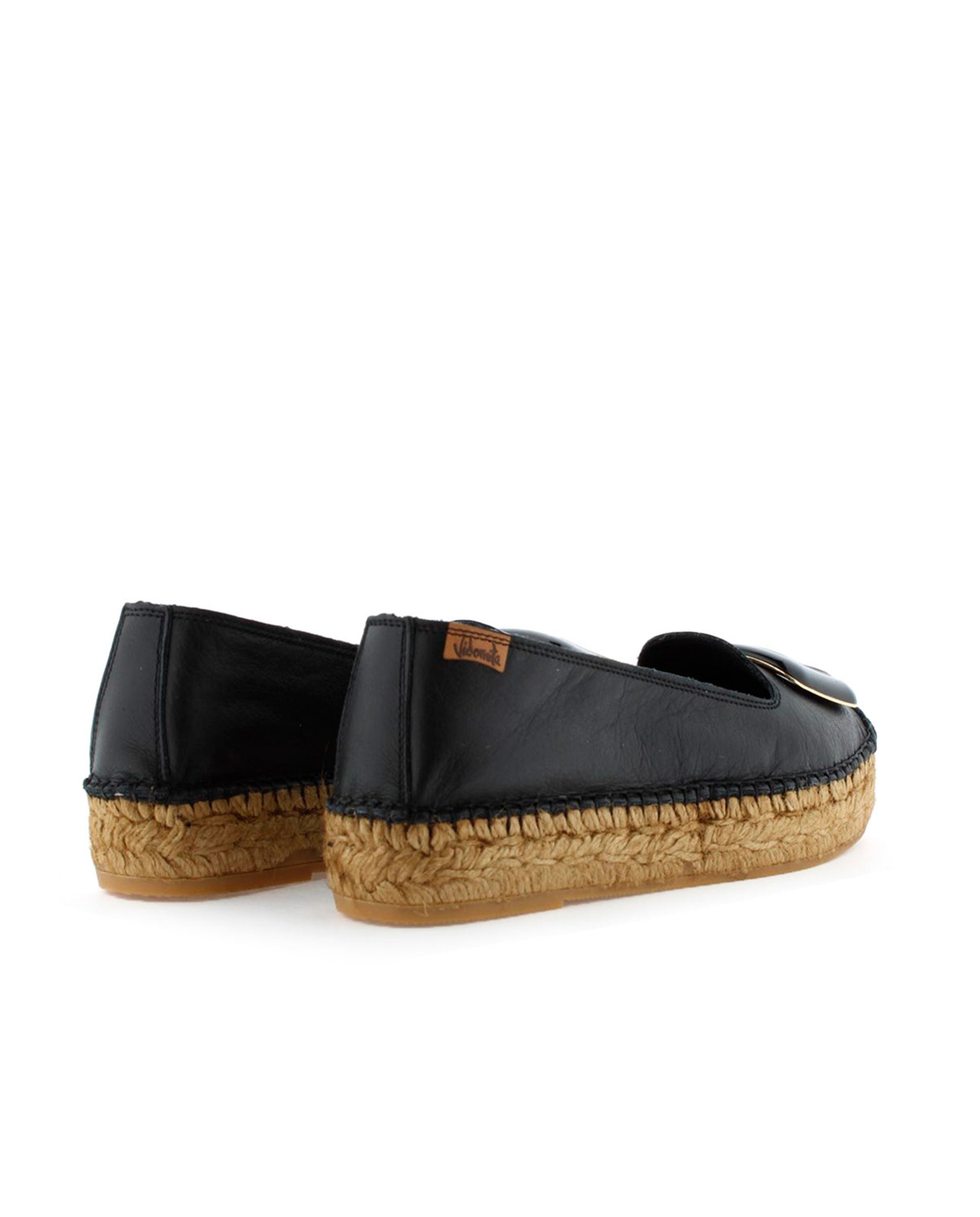 Slipper en napa negro Merce Doble