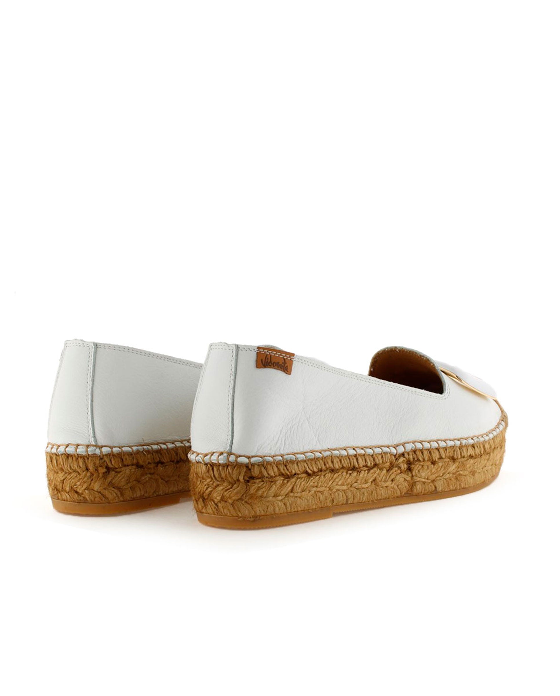 Slipper en napa blanco Merce Doble