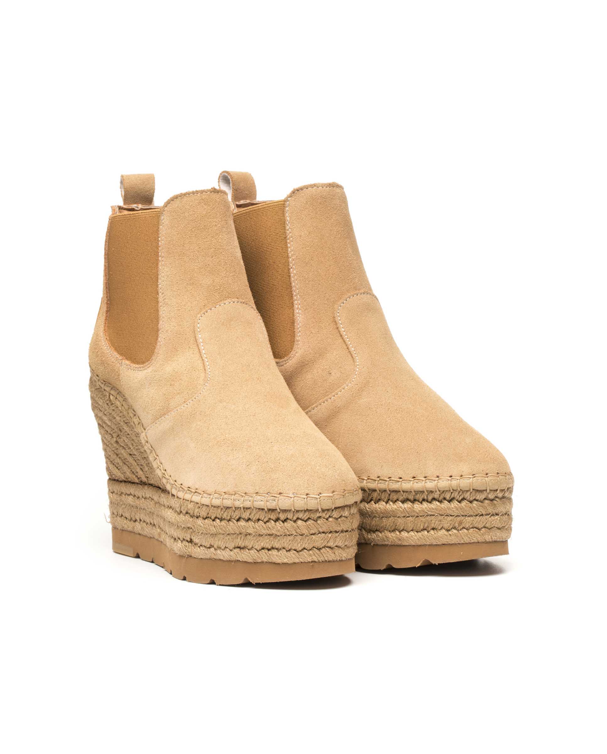 Chelsea boot in nude suede Tilo 7