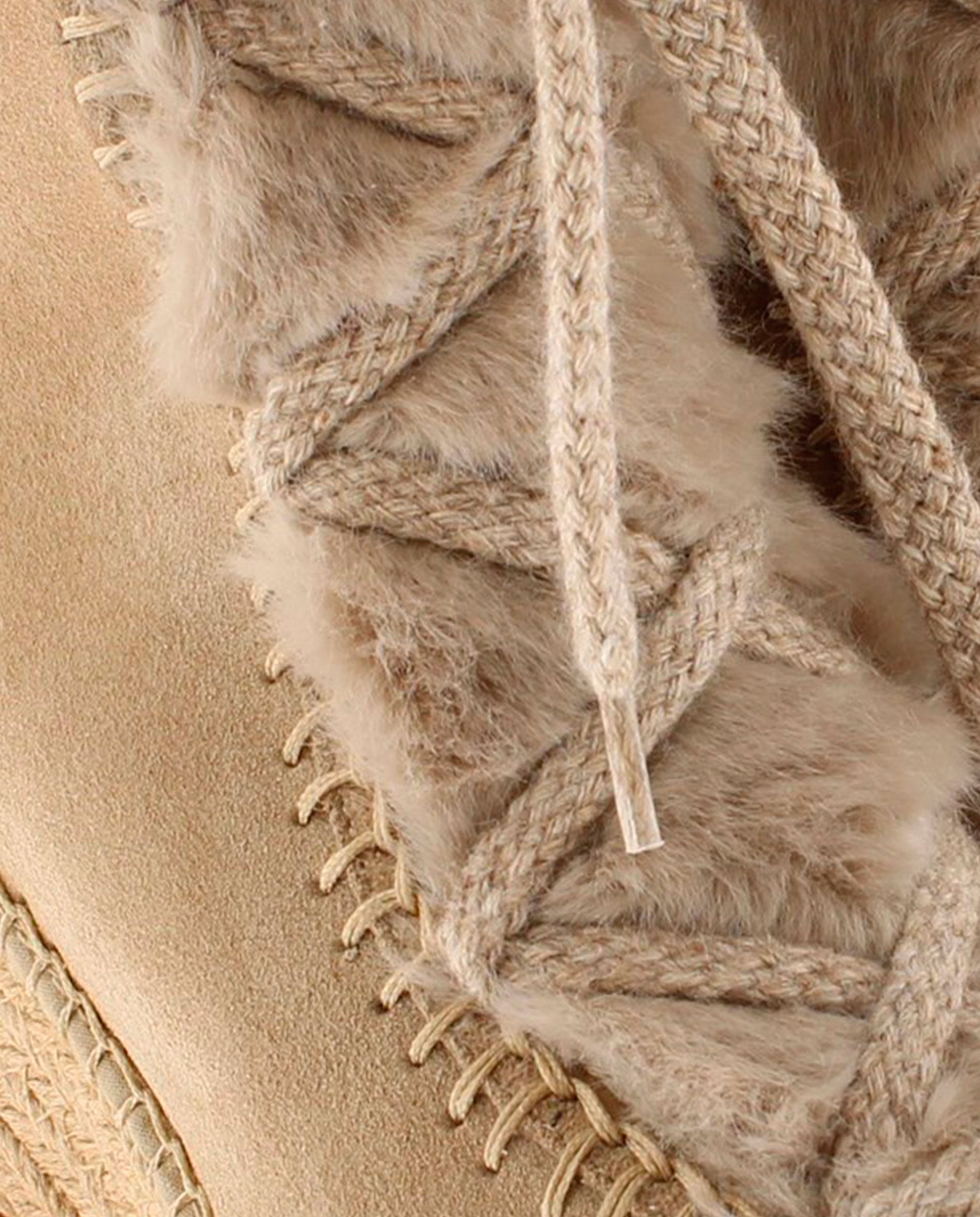 Tilo 7 sand suede fur boot